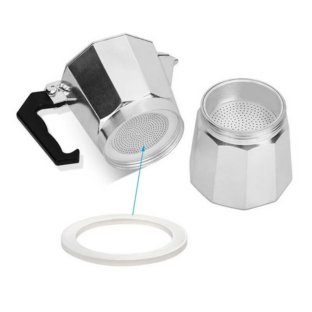 1 Set Coffee Gasket Seal for Coffee Espresso Moka Stove Pot Top Silicone Rubber Seal Espresso Makers Coffee Parts