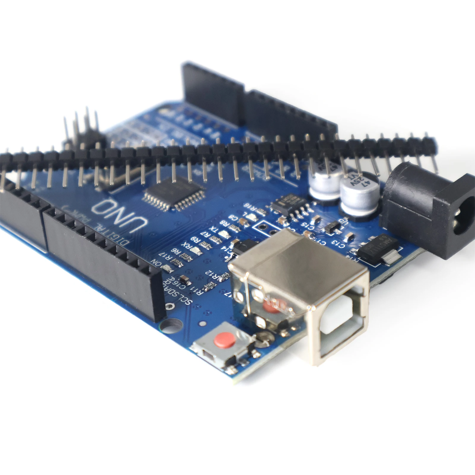 UNO R3 Board ATmega328P Microcontroller CH340 Driver Easy Install with Pin Header Cable for Arduino IDE STEM Learning Reliable