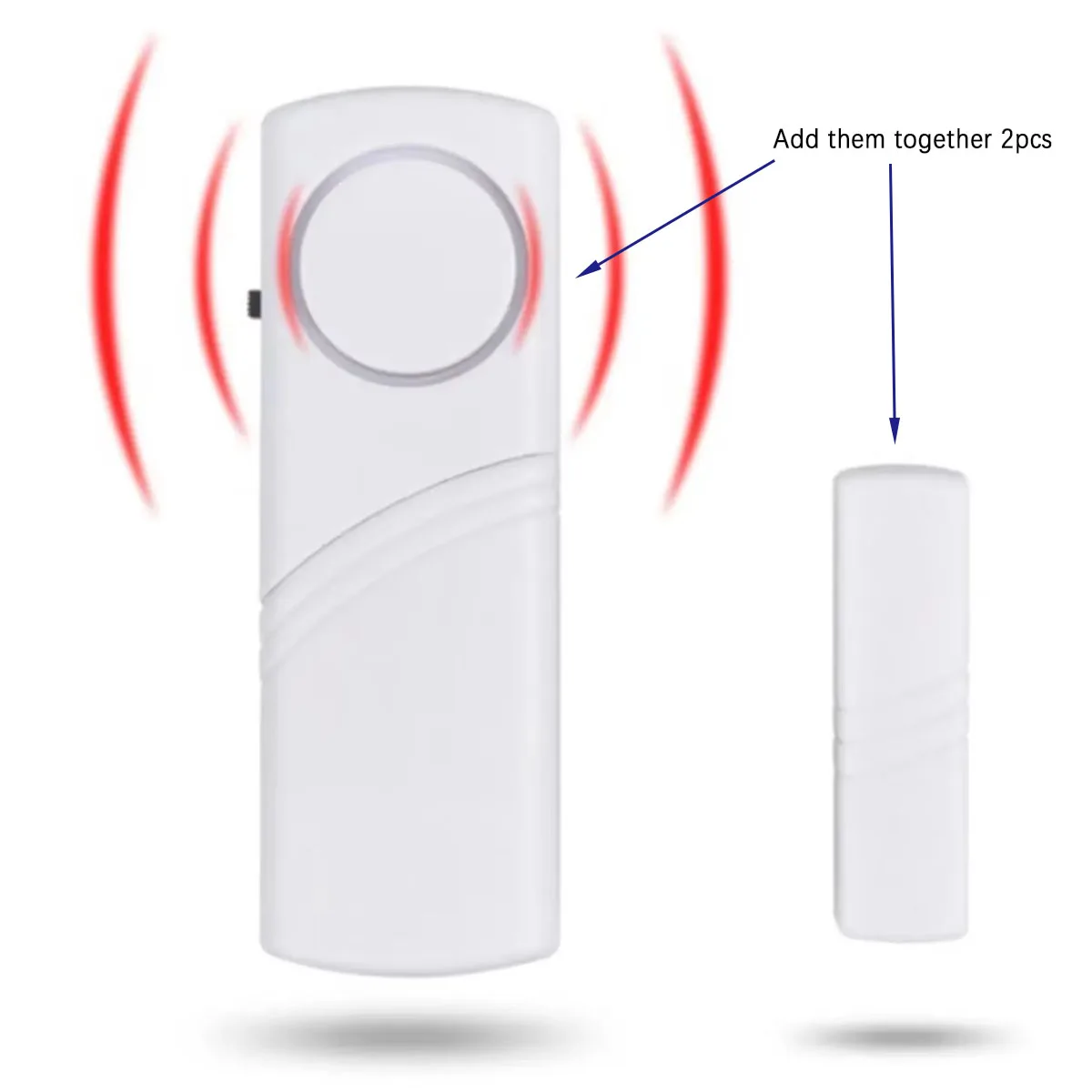 2pcs/1set-Wireless Door Window Magnetic Sensor Alarm Detectors Home Security Alarm System