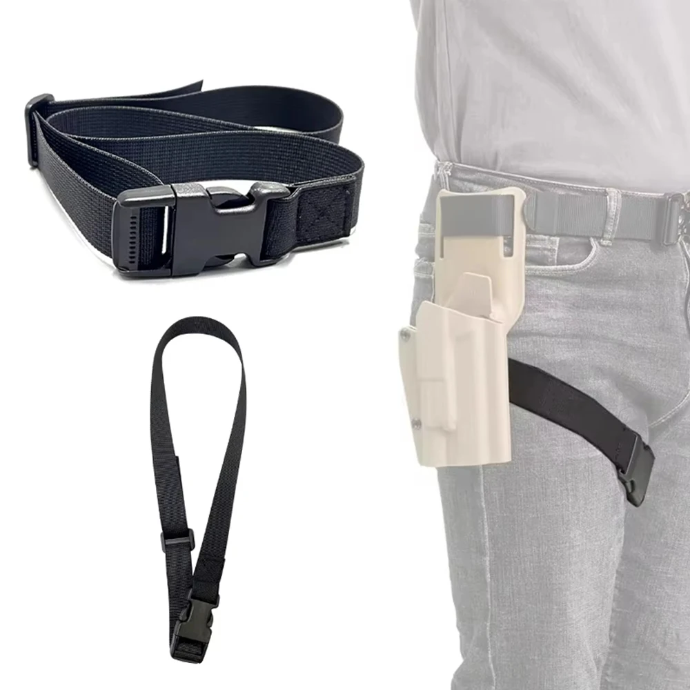 1.5" Tactical Thigh Strap for Holster Thigh Belt Elastic Thigh Strap Leg Hanger Band Leg Strap holster with Quick Release Buckle
