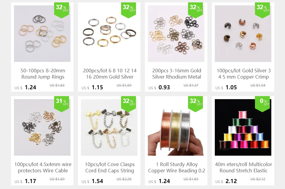 50-200pcs/lot 4-20mm Open Jump Rings Double Loops Split Rings Connectors For DIY Jewelry Making Supplies