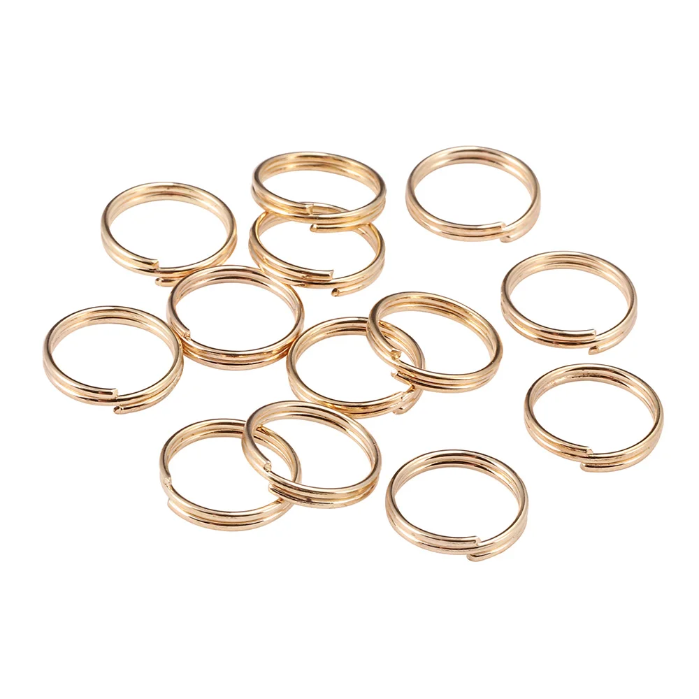 50-200pcs/lot 4-20mm Open Jump Rings Double Loops Split Rings Connectors For DIY Jewelry Making Supplies