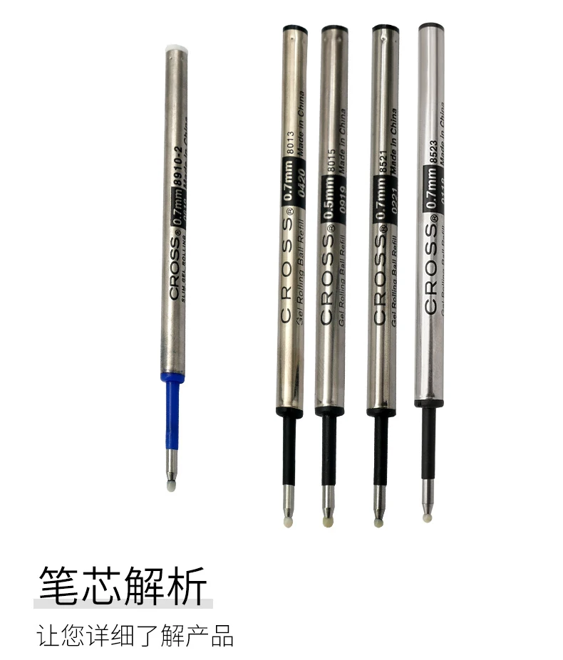 CROSS Replace Refill Roller-Pen Ballpoint Pen Gel Pen Refill - Black - Single Pack Writing Stationery Accessories