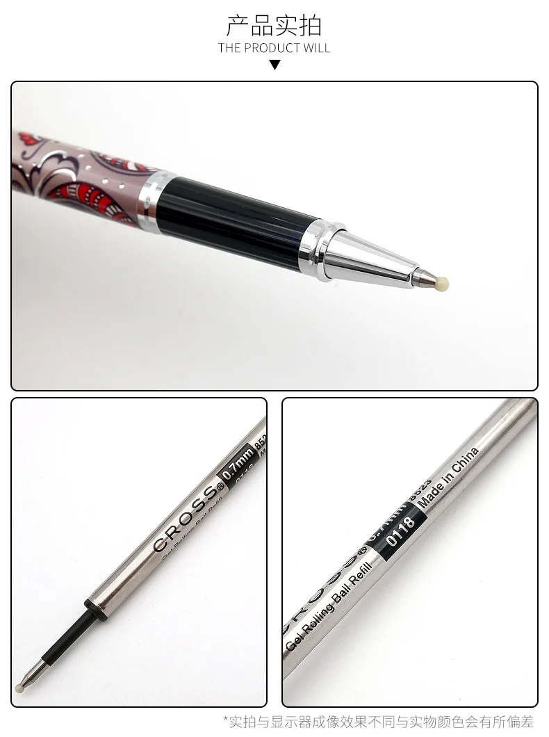 CROSS Replace Refill Roller-Pen Ballpoint Pen Gel Pen Refill - Black - Single Pack Writing Stationery Accessories
