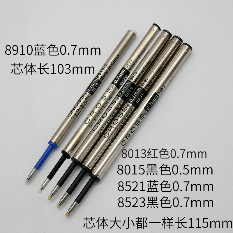 CROSS Replace Refill Roller-Pen Ballpoint Pen Gel Pen Refill - Black - Single Pack Writing Stationery Accessories