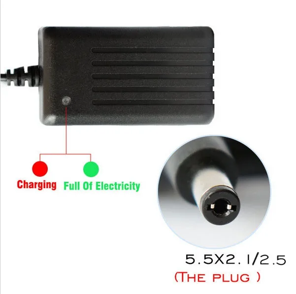 12.6V 2A 18650 Lithium Battery Charger For 12V 3Series Li-ion Battery Polymer Smart Charger 18650 Battery Pack 5.5mm X 2.1mm DC