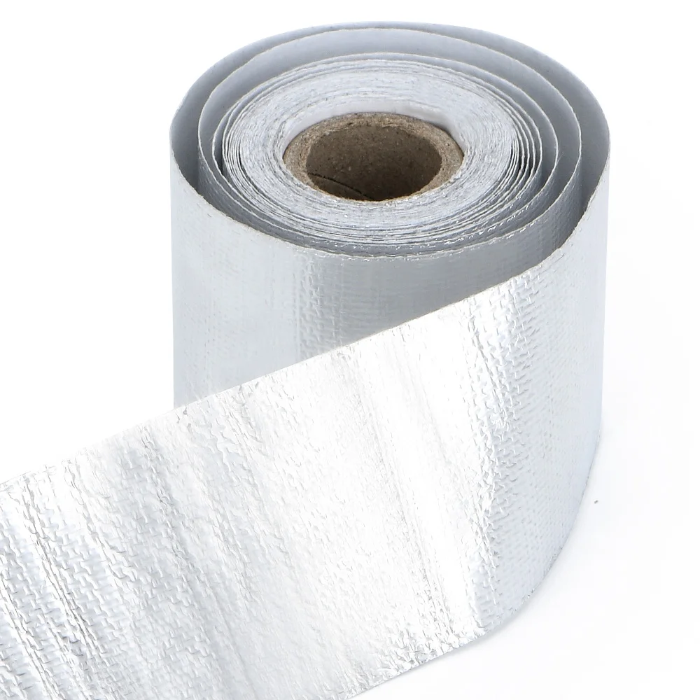 1m 2m 5m 10m Gold Car Motorcycle Exhaust Wrap Pipe Header Heat Insulation Roll Tape Turbo Heat Exhaust Thermal Wrap Tape