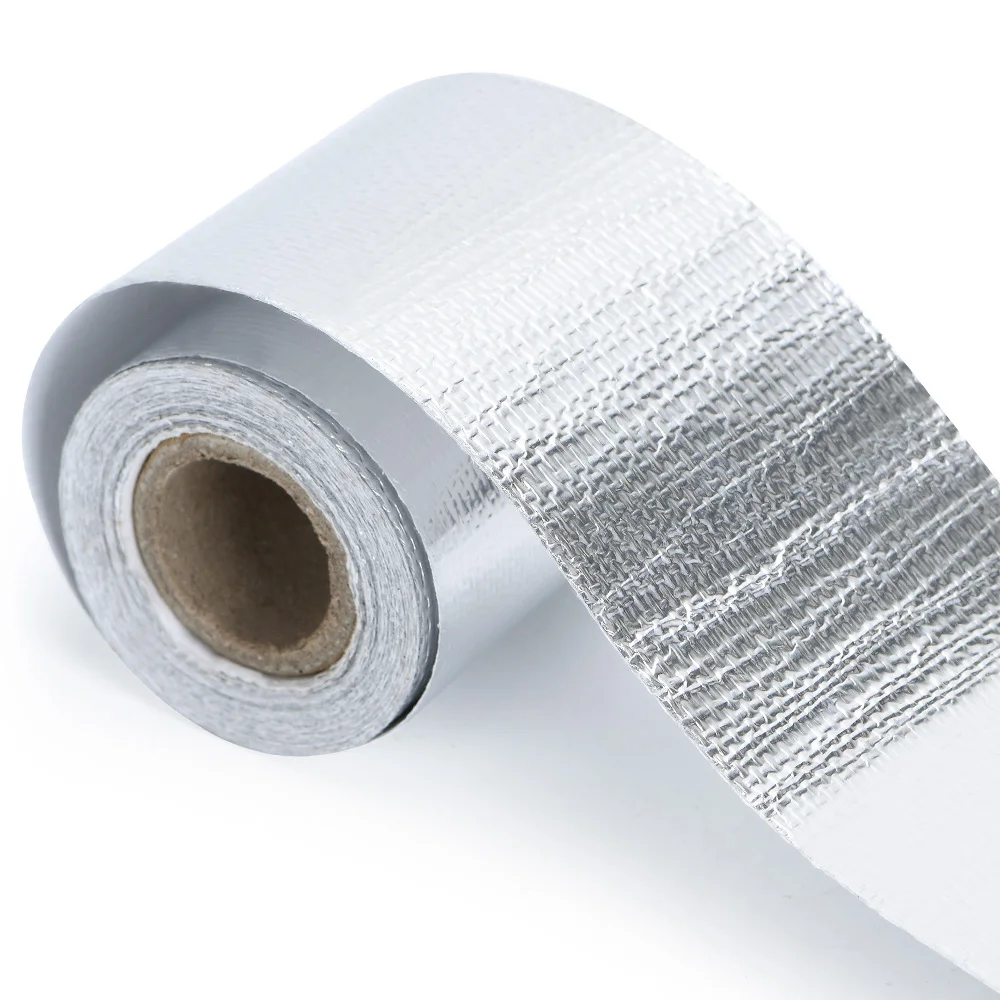 1m 2m 5m 10m Gold Car Motorcycle Exhaust Wrap Pipe Header Heat Insulation Roll Tape Turbo Heat Exhaust Thermal Wrap Tape