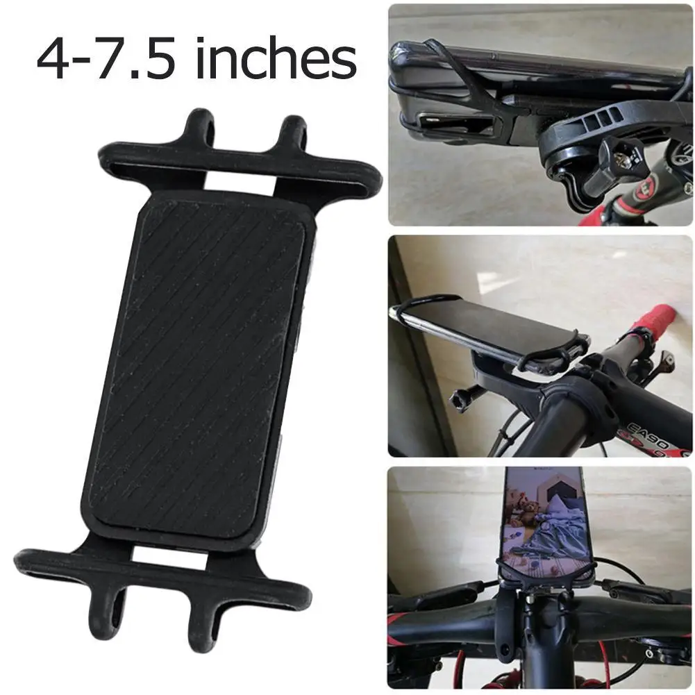 1Pc For Sram Garmin Bicycle Mobile Holder Bike Phone Holder Mount Bicycle Phone Mobile Silicone Holder Motorcycle Shockproof