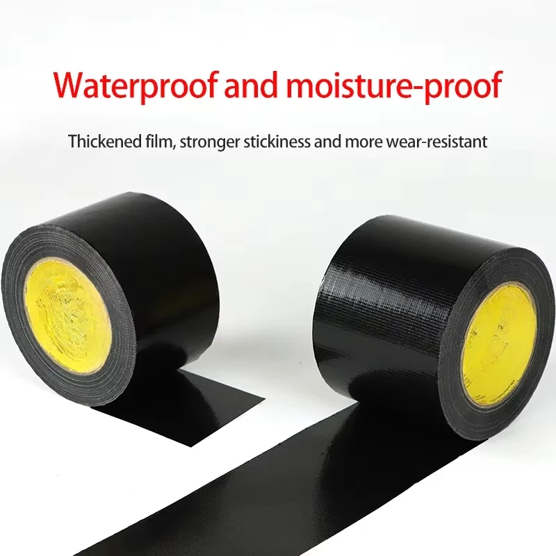 Super Adhesive Fabric Duct Tape (1 Roll) - Waterproof, Leaves No Glue for E-Bike Seat, Tarpaulin & Tent Repair