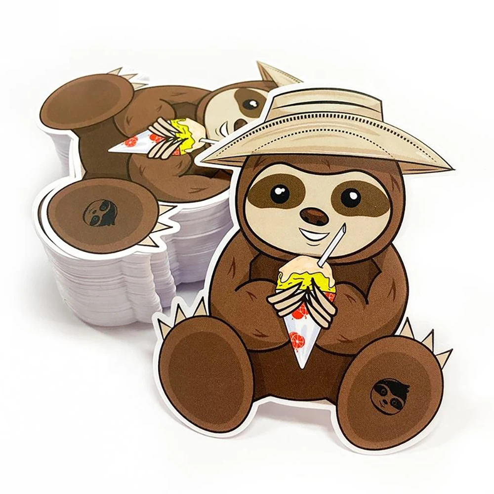 Custom Stickers Pvc With Logo Name Waterproof Transparen Die Cut Square Rectangle Vinyl Personalized For Skateboard Car Laptop