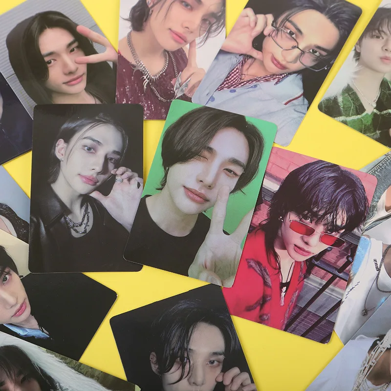 Korean Idol Stray Album ATE Photocard HYUNJIN FELIX Changbin Bangchan Merch Lomo Cards Photobook Card Poster Postcard Fans Gifts