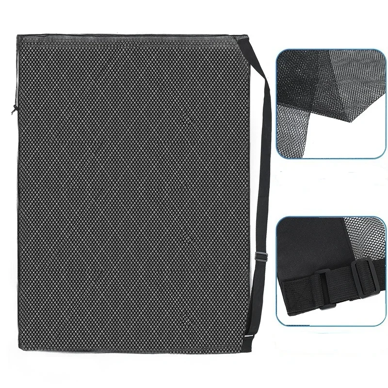 Soccer Ball Mesh Bag Backpack Extra Large Football Storage Bag With Drawstring Zipper Pocket For Holding Basketball Sports Bag
