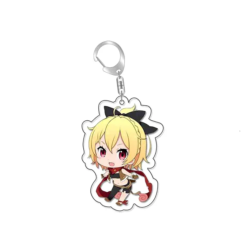 Re:Life in A Different World From Zero Ram Rem Cute Keychain Emilia Beatrice Keyring Natsuki Subaru Bag Tag Cos Baji Accessory