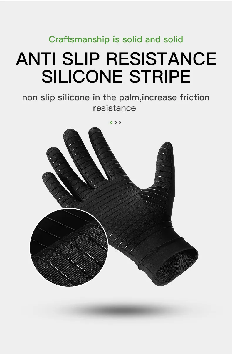 Magnetic Anti Arthritis Healthy Compression Therapy Rheumatoid Hand Pain Wrist Guard Suitable Multiple Scenarios Cycling Gloves