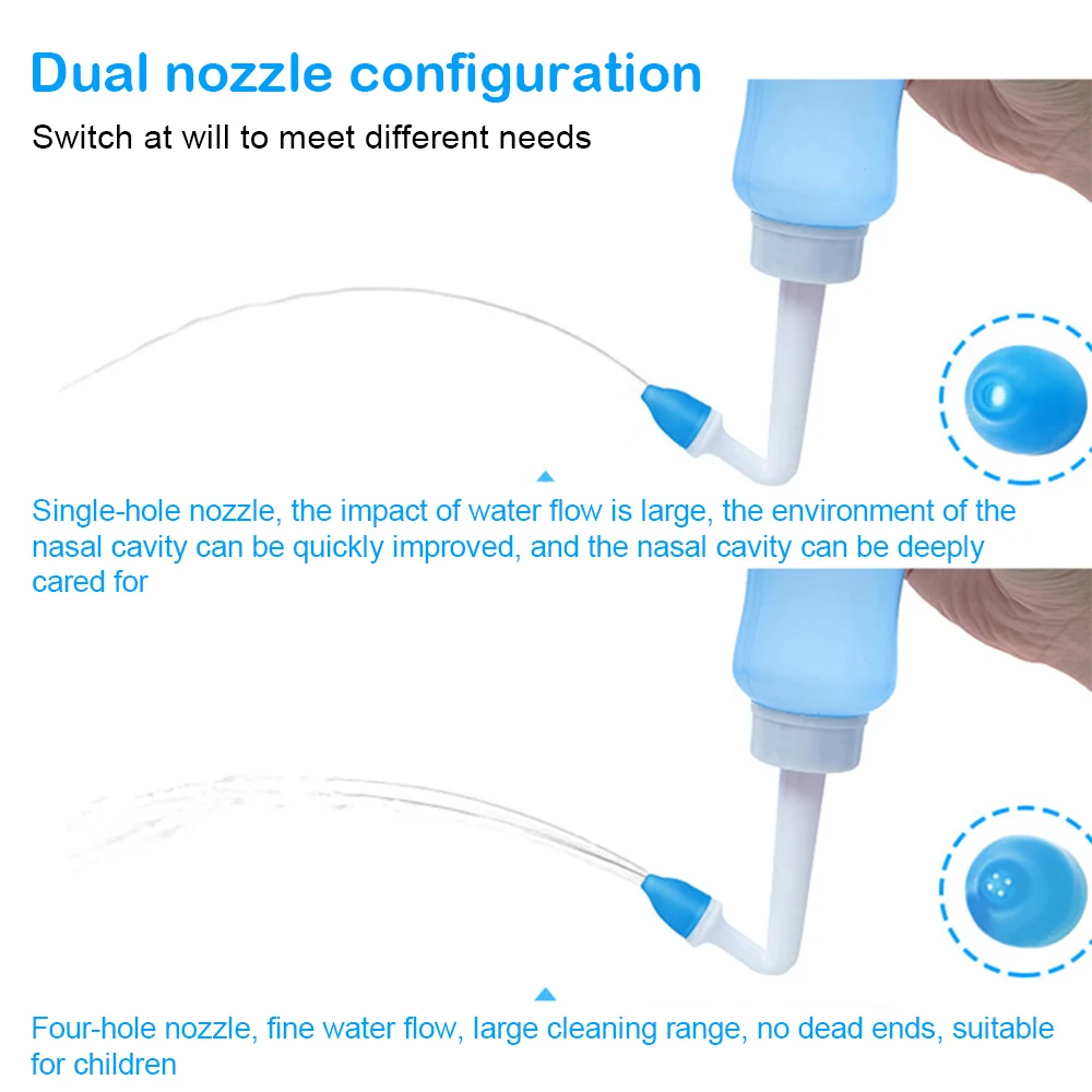 Professional Nose Wash Cleaner Nasal Irrigator Rinse Bottle Protector Avoid Allergic Rhinitis Adults Children care Neti Pots