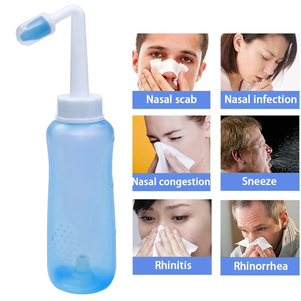 Professional Nose Wash Cleaner Nasal Irrigator Rinse Bottle Protector Avoid Allergic Rhinitis Adults Children care Neti Pots