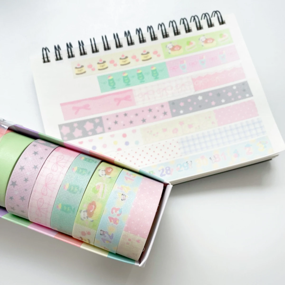 Kawaii Deco Washi Tape for Scrapbook Stationery Diy Arts Crafts Album Cute Panda Masking Tape adhesive tape for scrapbooking