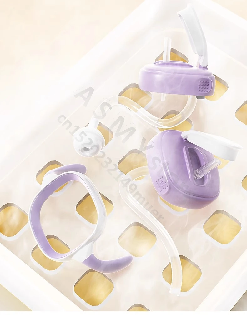 Suitable for hegen bottle accessories/cup cover/handle/nipple/square bottle universal