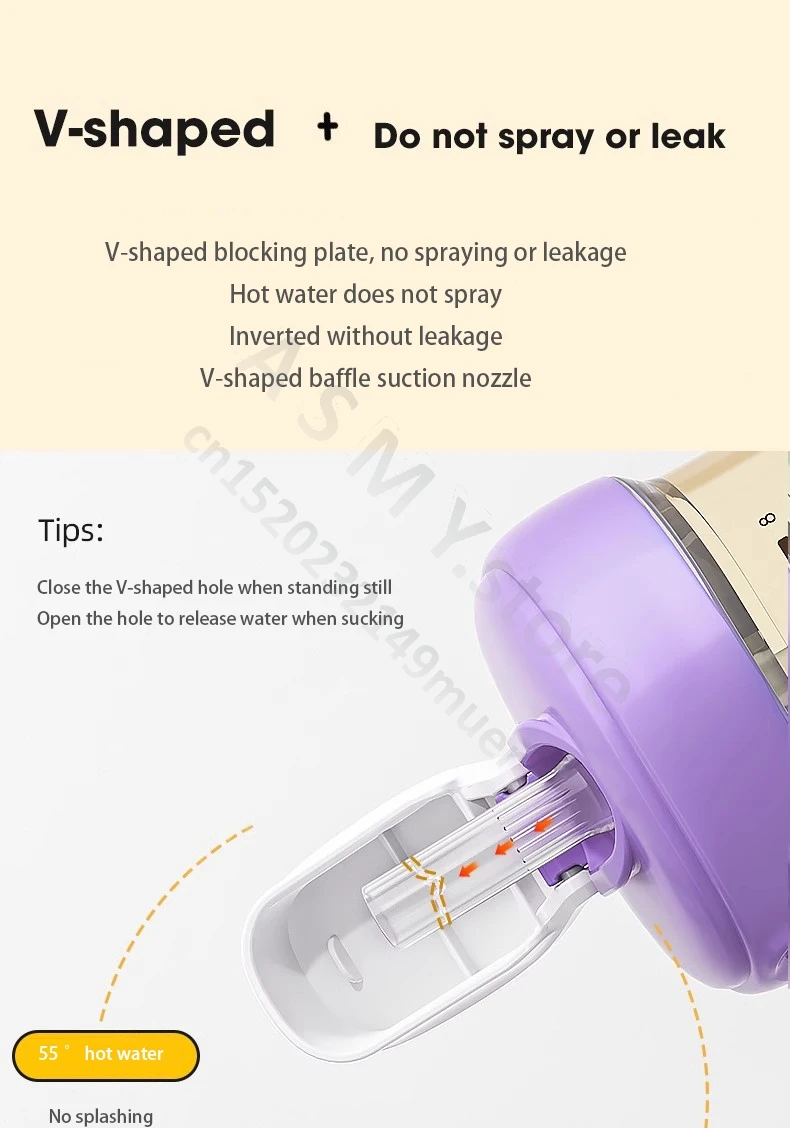 Suitable for hegen bottle accessories/cup cover/handle/nipple/square bottle universal