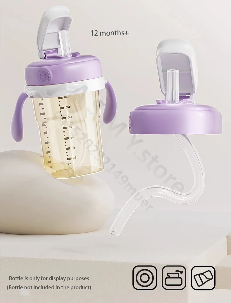 Suitable for hegen bottle accessories/cup cover/handle/nipple/square bottle universal