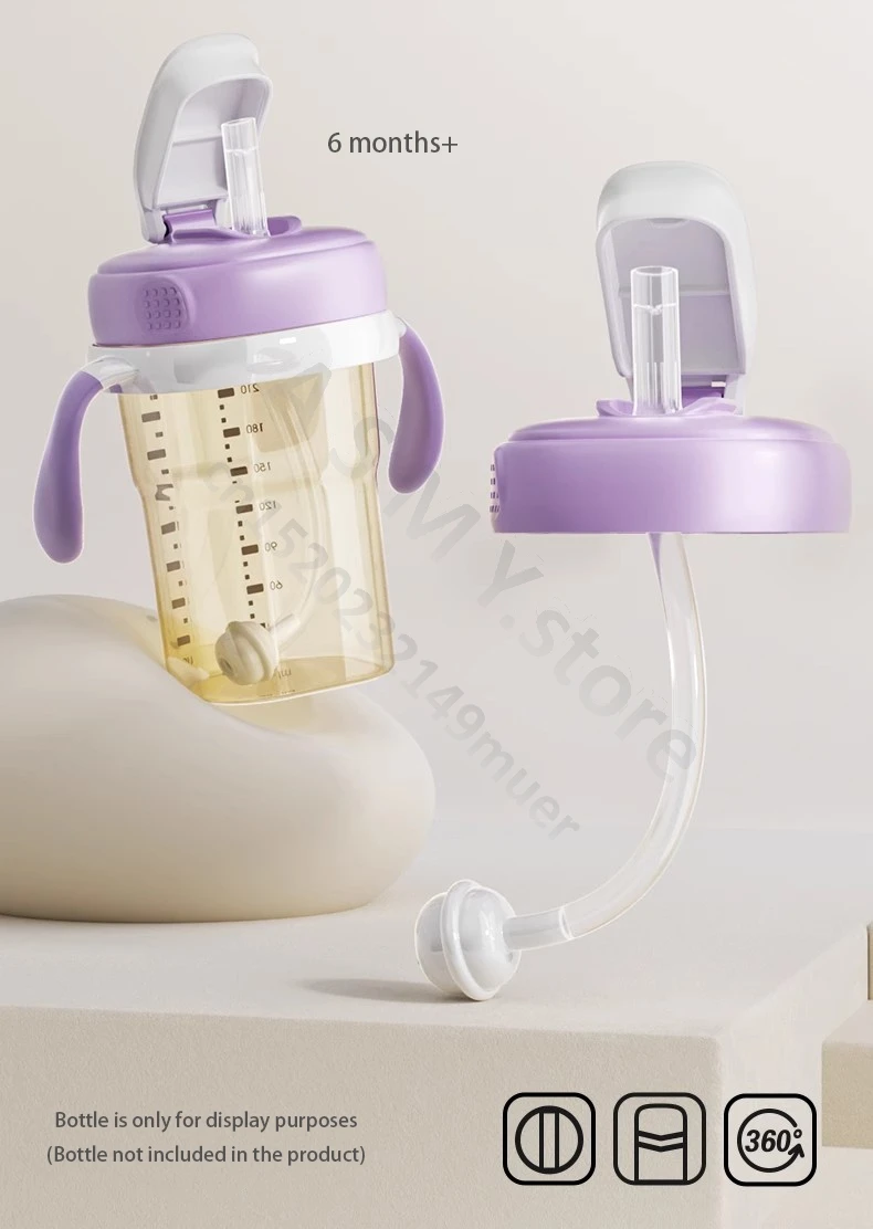 Suitable for hegen bottle accessories/cup cover/handle/nipple/square bottle universal