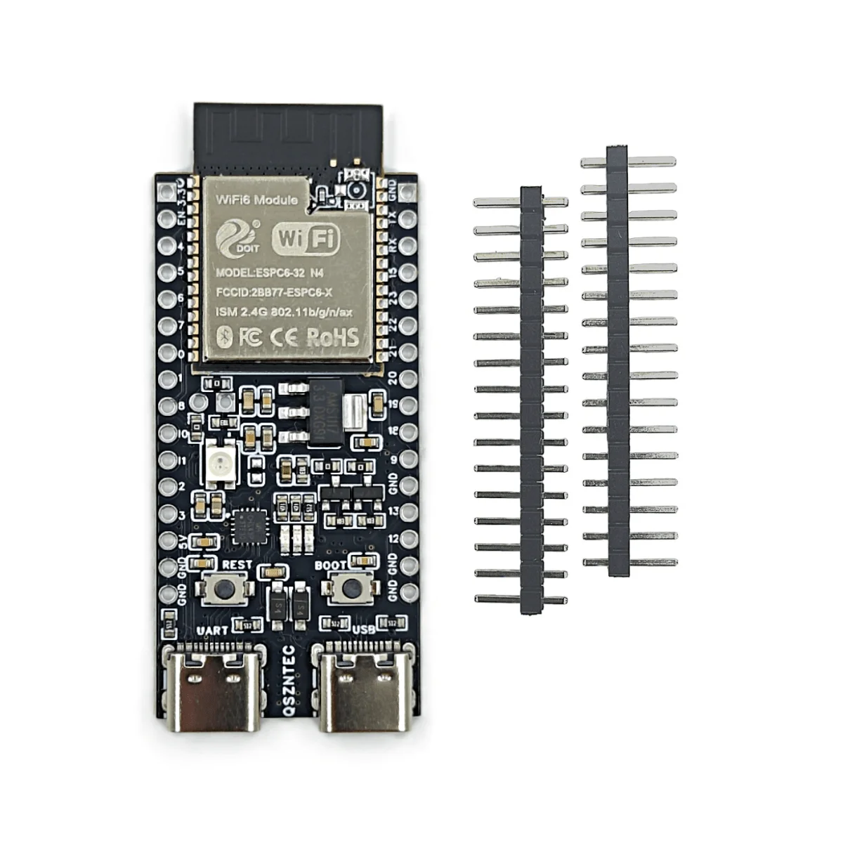 ESP32-C6-DevKitC-1 Development Board ESP32 N4 Core Board 4MB Flash WIFI6 BLE Zigbee Compatible ESP32 Module