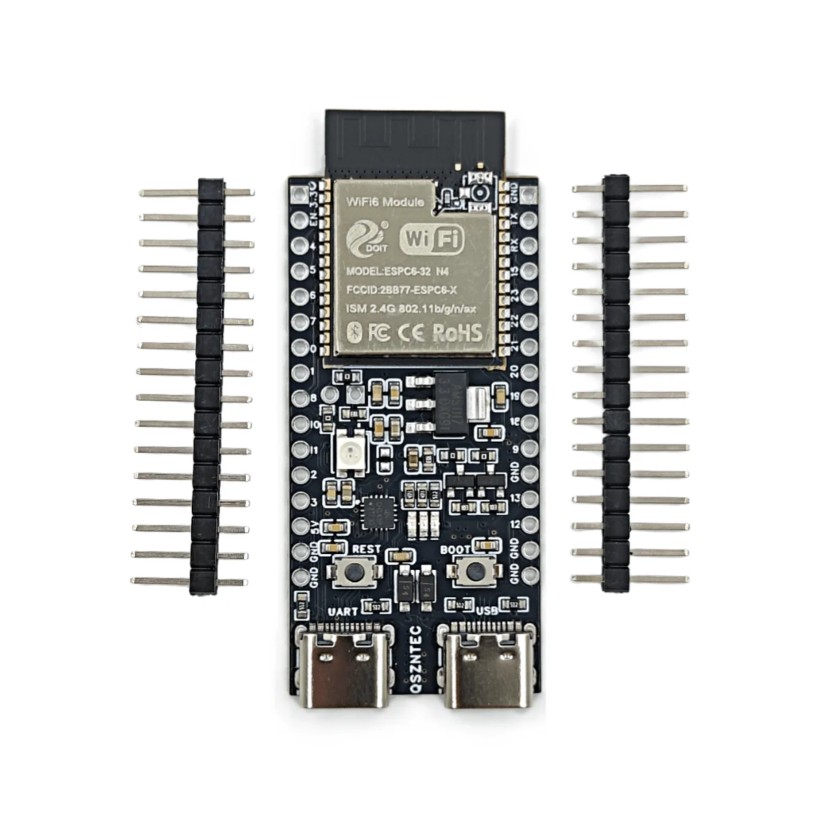 ESP32-C6-DevKitC-1 Development Board ESP32 N4 Core Board 4MB Flash WIFI6 BLE Zigbee Compatible ESP32 Module