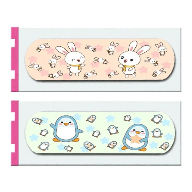 120pcs/lot Kawaii Cartoon Animal Pattern Waterproof Band Aid Hemostasis Adhesive Baby Bandages Wound Plaster Baby Accessories