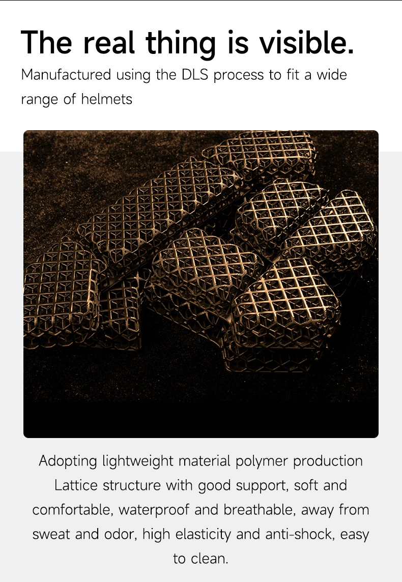 3D Printed Helmet Cooling Pad Honeycomb Breathable Liner Tactical Helmet Insert Airsoft Helmet Padding Sweat Absorbing Comfort