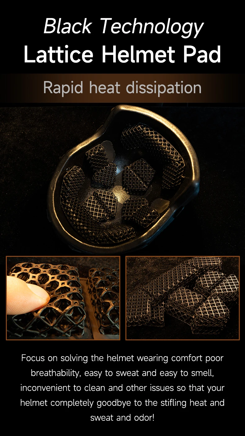 3D Printed Helmet Cooling Pad Honeycomb Breathable Liner Tactical Helmet Insert Airsoft Helmet Padding Sweat Absorbing Comfort