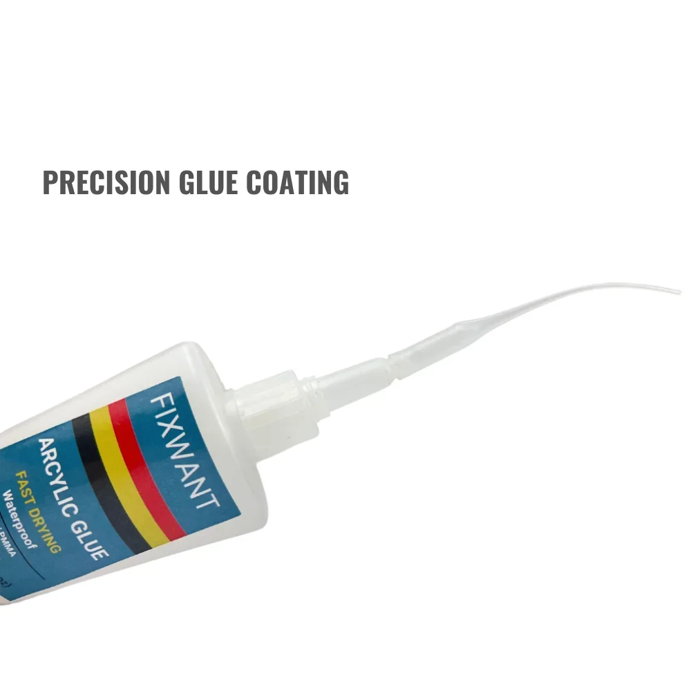 30ML FIXWANT Acrylic Glue Clear Strong Instant Adhesive PMMA ABS Plexiglass PVC Plastic PP PC Waterproof Fast Drying Glue