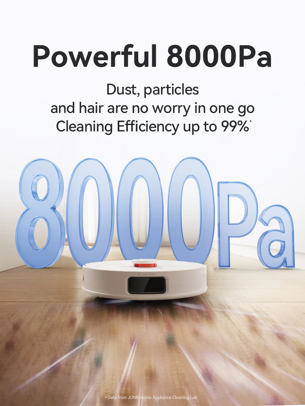 JONR Robot Vacuum P20 Pro International Edition Mopping Vacuuming Drying Wipes Automatic Cleaning Dust Collecting Drainage Water