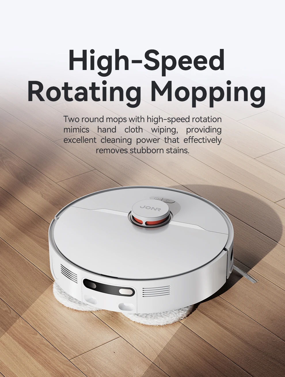 JONR Robot Vacuum P20 Pro International Edition Mopping Vacuuming Drying Wipes Automatic Cleaning Dust Collecting Drainage Water