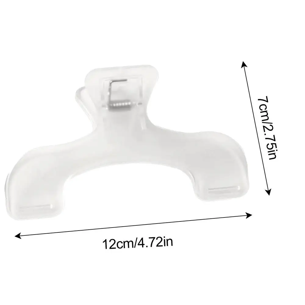 Transparent Plastic Book Clip Simple Reading Aid Fixed Book Holder Bookmarks Creative Design Practical Note Holder for Bookstore