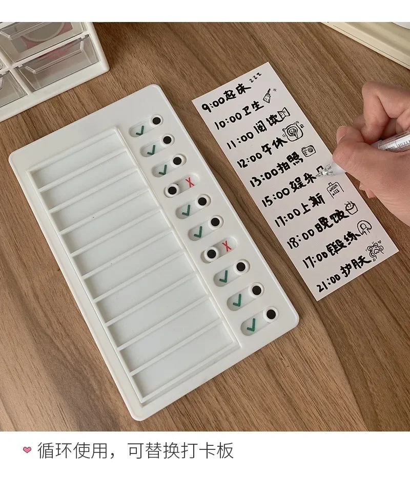 Bview Art 10 Blank Sheets of Paper To Do List Board Memo List Board for Adults and Children for Planning Reminders
