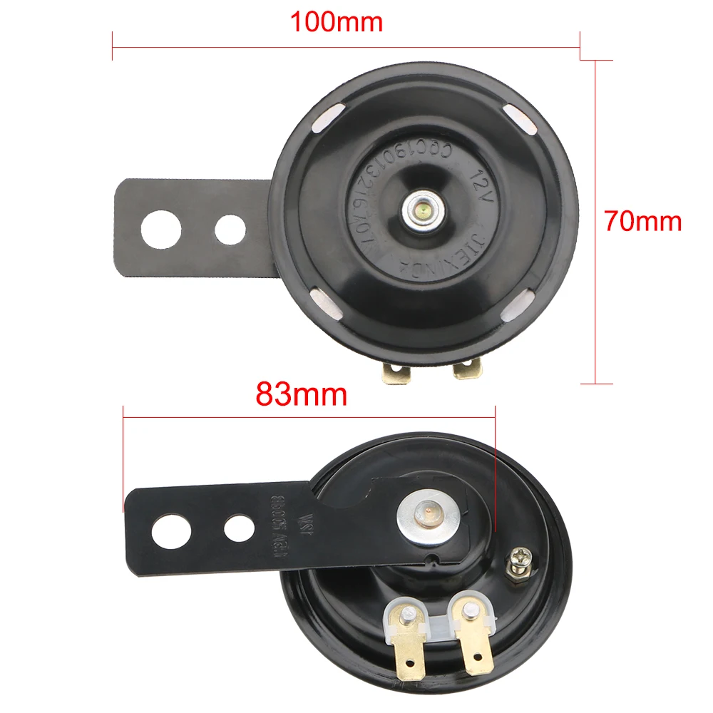 105db 12V Motorcycle Horn Car Loud Whistle Speaker Electric Warning Machine Kit Motorbike Dirt Pit Bike Moto Auto Accesssories