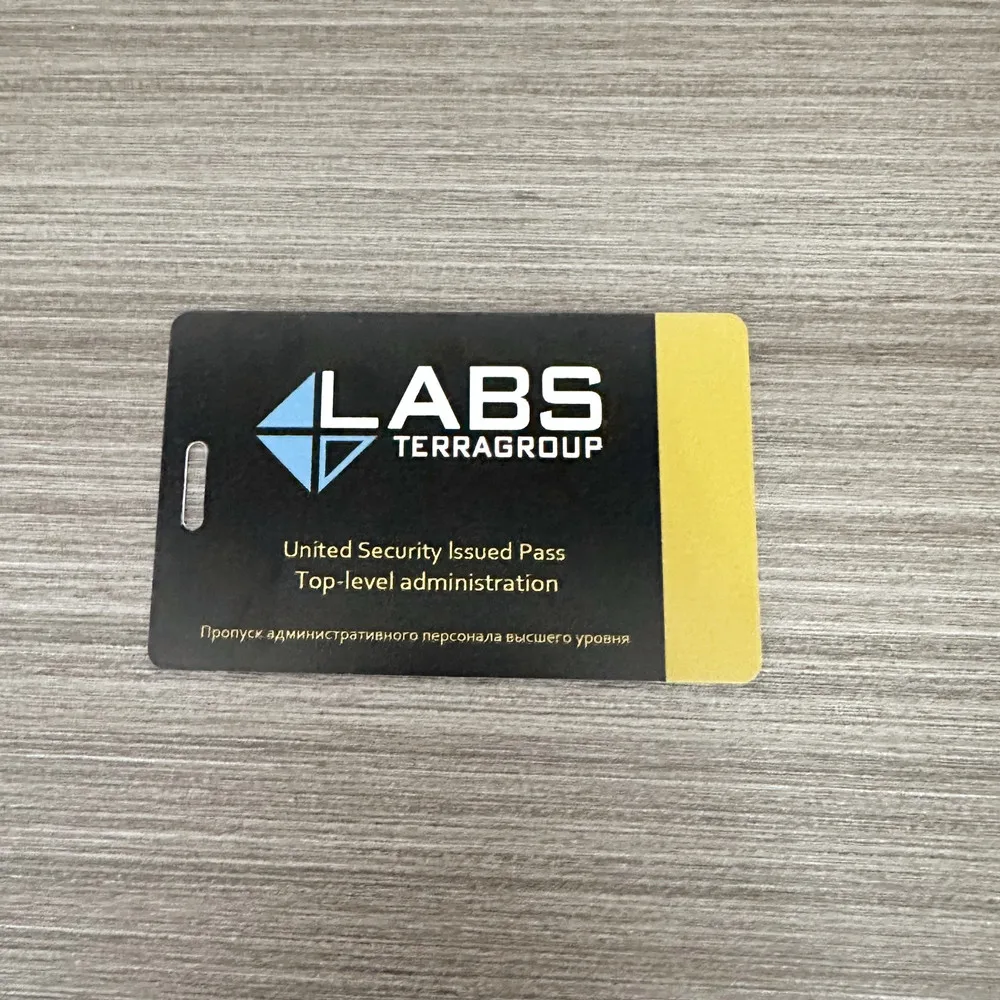 Escape from Tarkov Red Card TerraGroup Labs Key Card Accessories 0.84mm