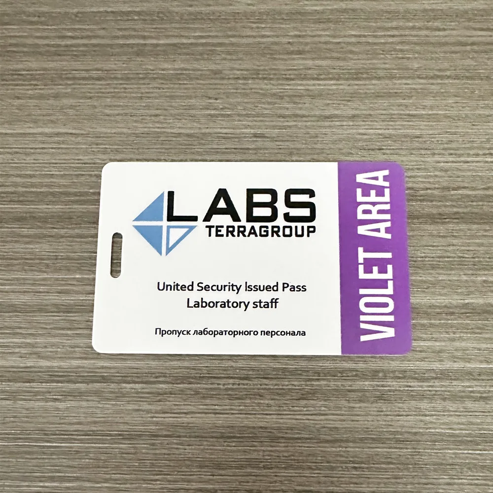 Escape from Tarkov Red Card TerraGroup Labs Key Card Accessories 0.84mm