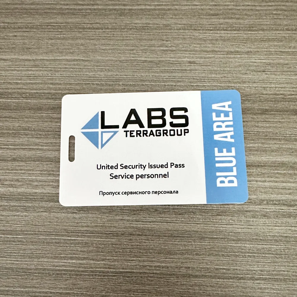 Escape from Tarkov Red Card TerraGroup Labs Key Card Accessories 0.84mm