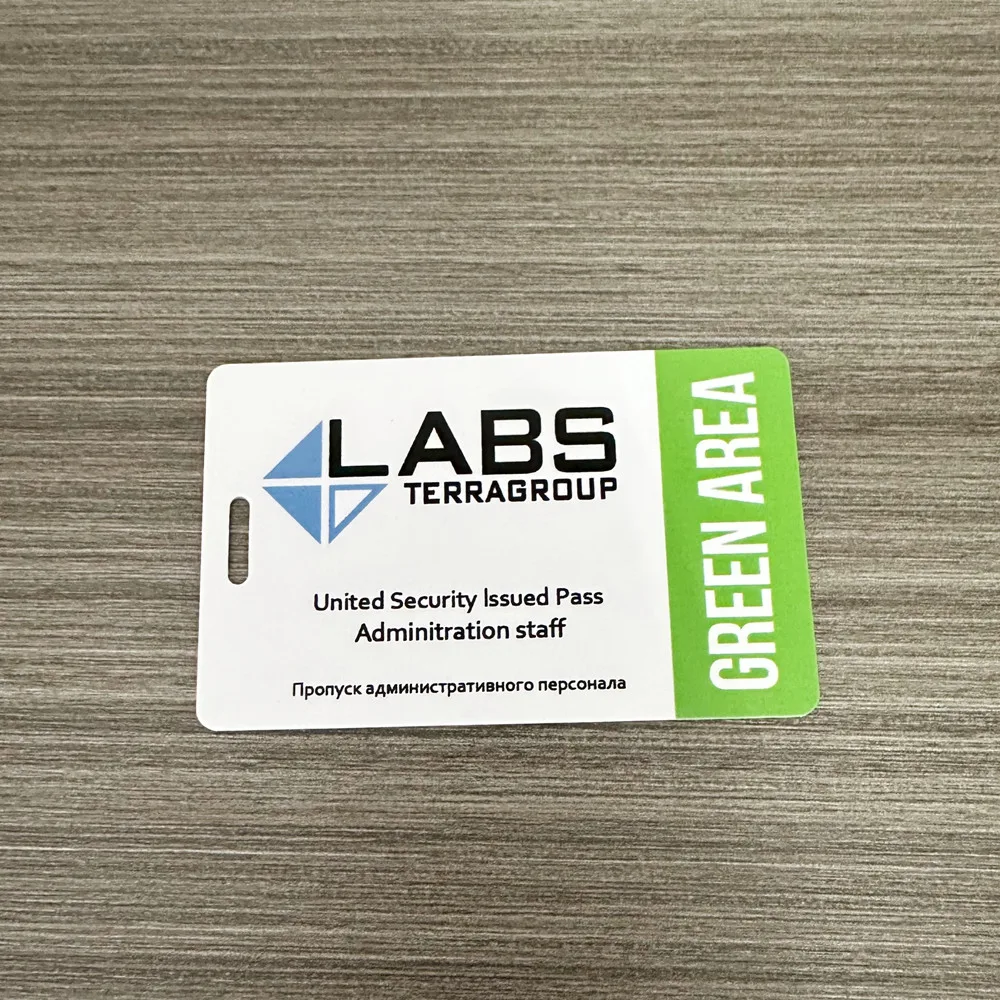 Escape from Tarkov Red Card TerraGroup Labs Key Card Accessories 0.84mm