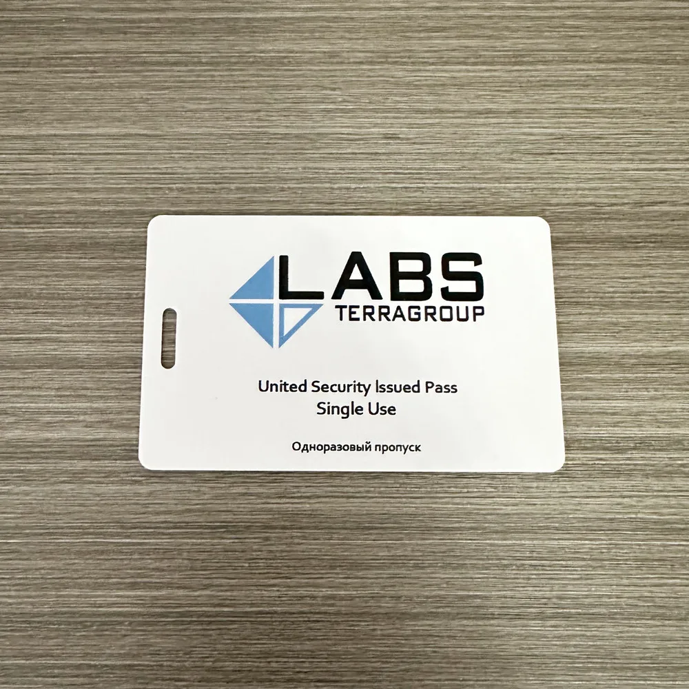 Escape from Tarkov Red Card TerraGroup Labs Key Card Accessories 0.84mm
