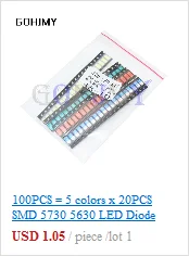 100pcs 1/4W Metal film resistor 1R ~ 22M 1R 100R 220R 330R 1K 1.5K 2.2K 3.3K 4.7K 10K 22K 47K 100K 220k 330 1K5 2K2 3K3 4K7 ohm
