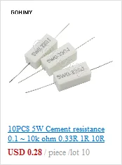 100pcs 1/4W Metal film resistor 1R ~ 22M 1R 100R 220R 330R 1K 1.5K 2.2K 3.3K 4.7K 10K 22K 47K 100K 220k 330 1K5 2K2 3K3 4K7 ohm