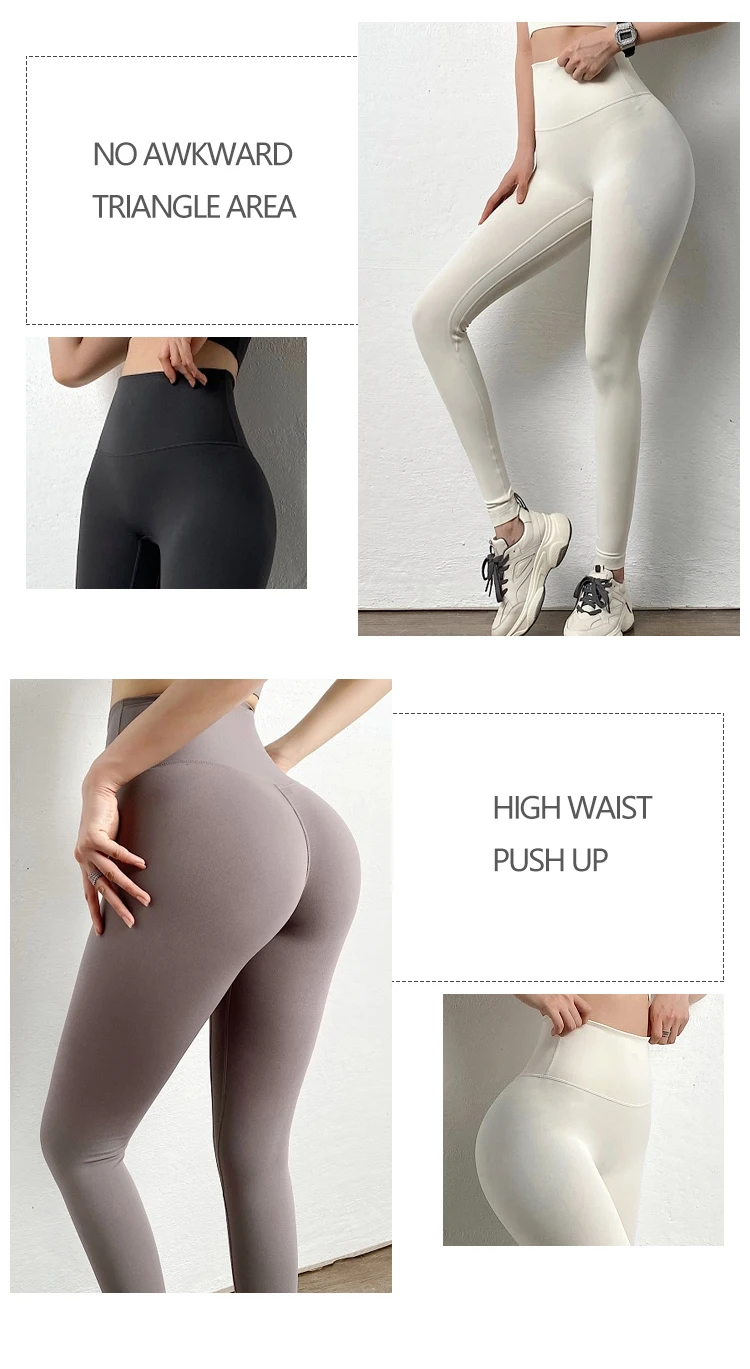 Soft Tights Women Nylon Yoga Pants High Waist Leggings Sport Women Fitness Elastic Sweat Pants For Women Leggings 13 Color