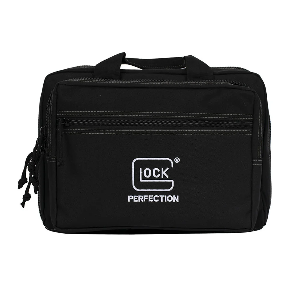 Tactical Glock Pistol Portable Storage Dual Gun Bag Magazine Pouch Handgun Range Case Holder For Colt 1911 Cz-75 Sig Sauer P365
