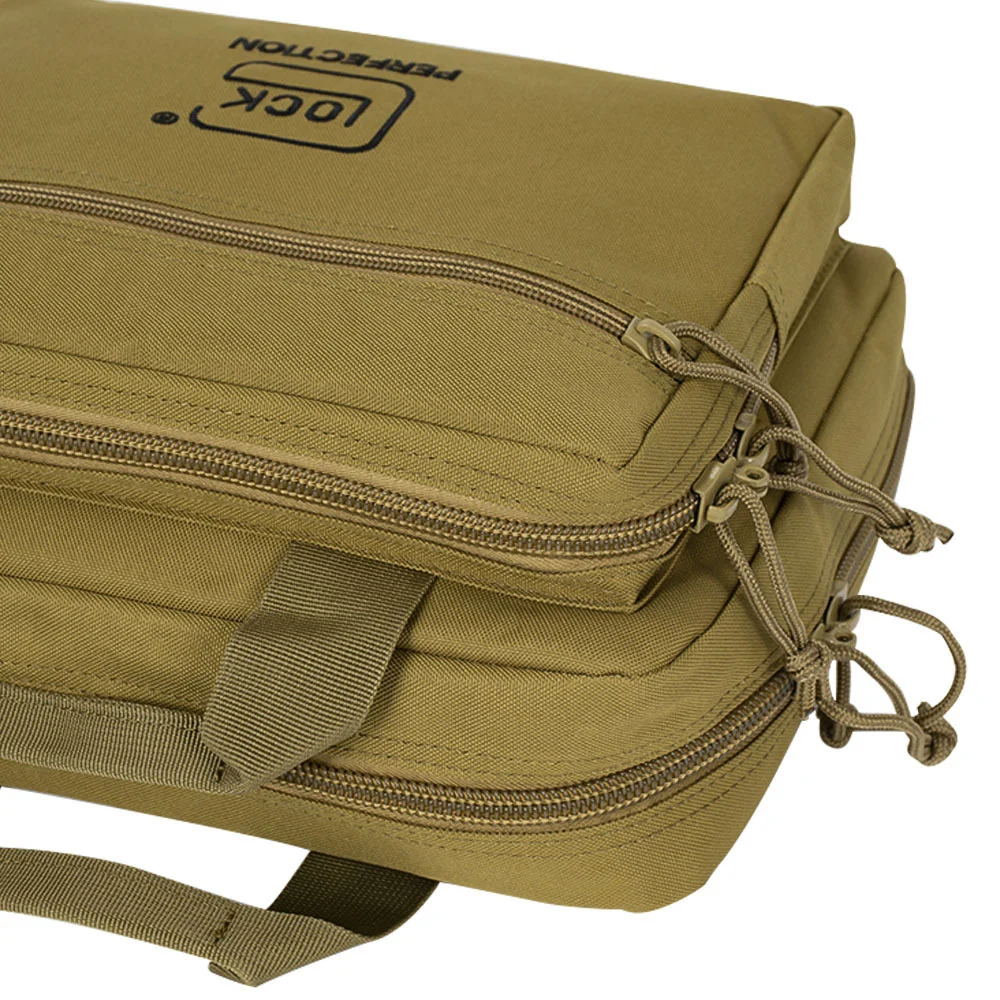 Tactical Glock Pistol Portable Storage Dual Gun Bag Magazine Pouch Handgun Range Case Holder For Colt 1911 Cz-75 Sig Sauer P365