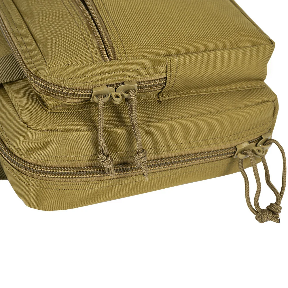 Tactical Glock Pistol Portable Storage Dual Gun Bag Magazine Pouch Handgun Range Case Holder For Colt 1911 Cz-75 Sig Sauer P365