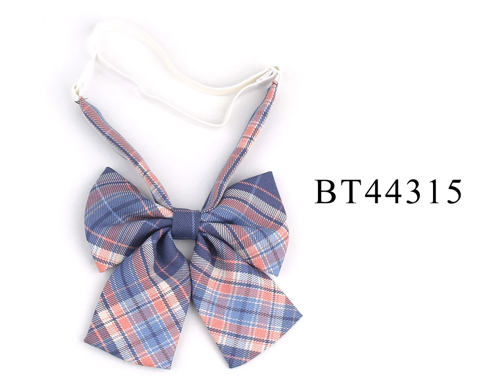 Ladies Plaid Bowtie Casual Bow Tie For Women Uniform Collar Butterf Bowknot Adult Check Bow Ties Cravats Cotton Girls Bowties