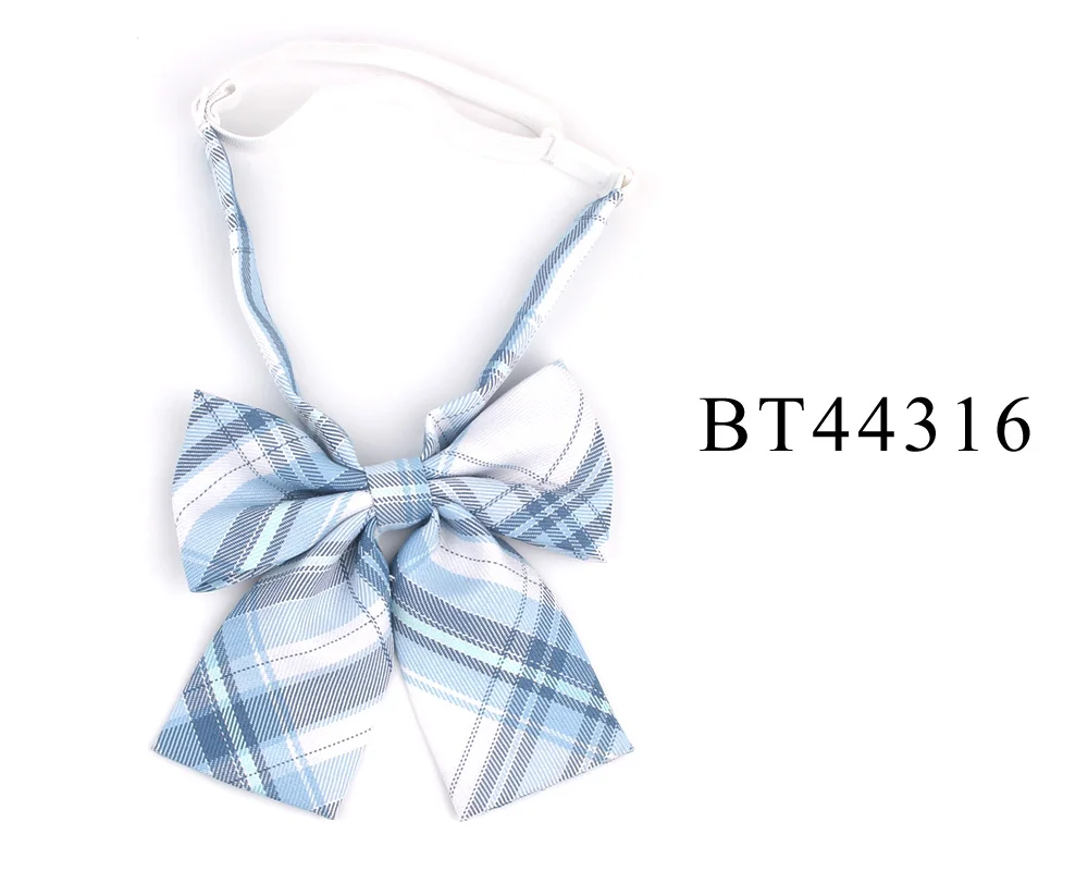 Ladies Plaid Bowtie Casual Bow Tie For Women Uniform Collar Butterf Bowknot Adult Check Bow Ties Cravats Cotton Girls Bowties